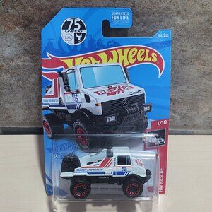 Hot Wheels Mercedes Benz HW Rescue Unimog U 1300 L Diecast Vehicle 2021